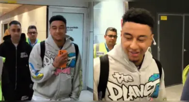 Imagem ilustrativa da notícia: Jesse Lingard chega a São Paulo para assinar com o Corinthians