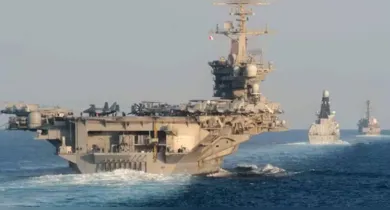 Imagem ilustrativa da notícia: Irã ataca porta-aviões dos EUA e petroleiros no estreito de Hormuz