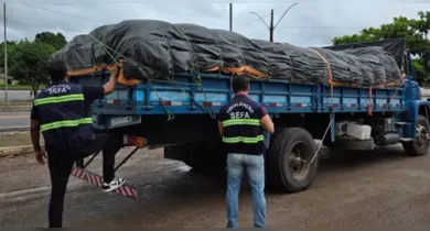 Imagem ilustrativa da notícia: Sefa apreende 9 toneladas de farinha de mandioca no Pará