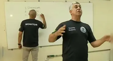 Imagem ilustrativa da notícia: “Descançar”: PM comete erros de português em escola cívico-militar