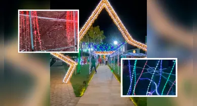 Imagem ilustrativa da notícia: Vandalismo e furto destroem decoração de Natal em cidade do PA