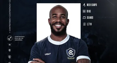 Imagem ilustrativa da notícia: Remo anuncia contratação do meia Patrick junto ao Santos