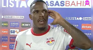 Imagem ilustrativa da notícia: "Não pode botar mulher para apitar", diz jogador do Bragantino após derrota