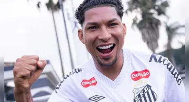 Imagem ilustrativa da notícia: Rony é oficialmente anunciado como novo reforço do Santos