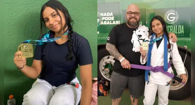 Imagem ilustrativa da notícia: Atleta de Castanhal é homenageada como destaque no jiu-jitsu