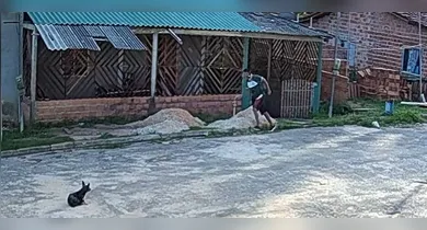 Imagem ilustrativa da notícia: VÍDEO: homem ateia fogo em mulher por ciúmes em Salinópolis