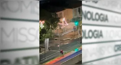 Imagem ilustrativa da notícia: VÍDEO: homem furta cabo de energia no Parque Linear da Nova Tamandaré