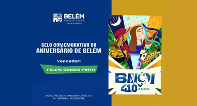 Imagem ilustrativa da notícia: Prefeitura divulga resultado do selo do aniversário de Belém