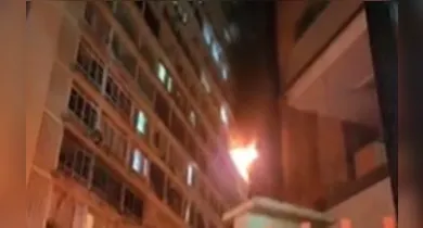 Imagem ilustrativa da notícia: Vídeo: Incêndio atinge prédio residencial no bairro de Nazaré, em Belém