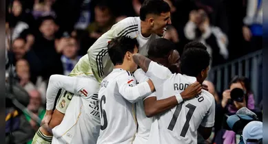 Imagem ilustrativa da notícia: Real Madrid vence Rayo Vallecano com golaço de Vini Jr. 