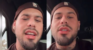 Imagem ilustrativa da notícia: Zé Felipe se assusta com acidente envolvendo vaso sanitário