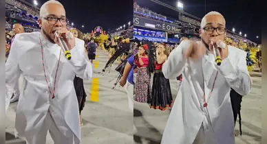 Imagem ilustrativa da notícia: Intérprete canta na Sapucaí mesmo depois de sofrer fratura exposta