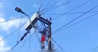 Imagem ilustrativa da notícia: Homem morre após sofrer descarga elétrica em poste em Ananindeua