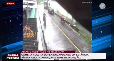 Imagem ilustrativa da notícia: EXCLUSIVO: Dupla encapuzada assalta estância em Belém