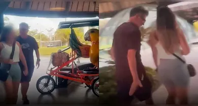 Imagem ilustrativa da notícia: VÍDEO: Flagra do técnico do Remo viraliza em parque de Belém