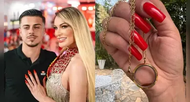 Imagem ilustrativa da notícia: Andressa Urach dá ao marido colar com sangue menstrual; veja