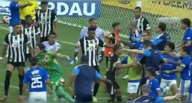 Imagem ilustrativa da notícia: Briga: final do Mineirão bate recorde com 23 expulsões