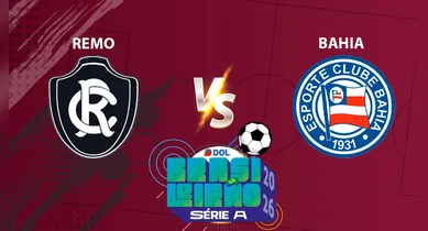 Imagem ilustrativa da notícia: Acompanhe a Série A: Remo 4 x 1 Bahia