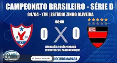 Imagem ilustrativa da notícia: AO VIVO: Acompanhe aqui o jogo entre Águia de Marabá x Trem (AP)