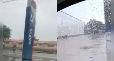 Imagem ilustrativa da notícia: Vídeo: chuva forte derruba muro de escola em Bragança