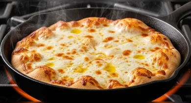 Imagem ilustrativa da notícia: Aprenda a fazer pizza de frigideira em 5 minutos