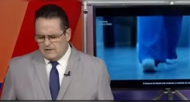 Imagem ilustrativa da notícia: Vídeo: Apresentador da Record passa mal e deixa programa ao vivo