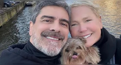 Imagem ilustrativa da notícia: Xuxa 'alfineta' marido por tentar esconder suas rugas em foto