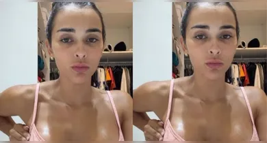 Imagem ilustrativa da notícia: Grávida, Tainá Militão se assusta com nódulo no seio: ‘Dói’