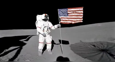 Imagem ilustrativa da notícia: O que aconteceu com as bandeiras dos EUA deixadas na Lua?