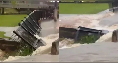 Imagem ilustrativa da notícia: Cercado do Parque do Maguari desaba em Ananindeua