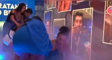 Imagem ilustrativa da notícia: BBB26: Solange Couto leva tombo e precisa de atendimento médico