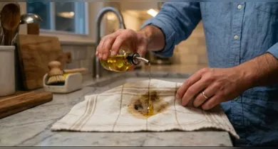 Imagem ilustrativa da notícia: Descubra truque para recuperar panos de cozinha encardidos