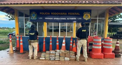 Imagem ilustrativa da notícia: PRF apreende 106 kg de maconha em caminhonete na Transamazônica 