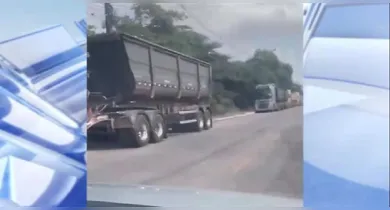 Imagem ilustrativa da notícia: Ciclistas em risco: carretas irregulares bloqueiam ciclofaixa em Belém