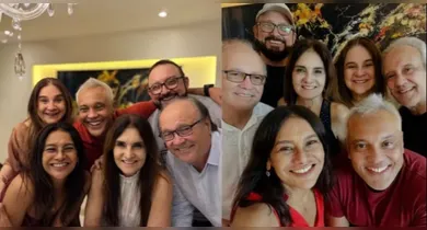 Imagem ilustrativa da notícia: Dira Paes reúne seis irmãos em Belém e registra momento