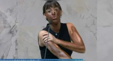 Imagem ilustrativa da notícia: Deputada do PL faz "Blackface" e tem fala transfóbica contra Érika Hilton