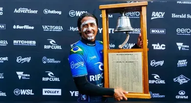 Imagem ilustrativa da notícia: Miguel Pupo conquista título em Bells Beach: "sempre sonhei"