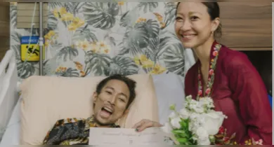 Imagem ilustrativa da notícia: Influenciador morre três dias após se casar no hospital e comove internet