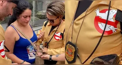 Imagem ilustrativa da notícia: Policiais 'Caça-Fantasmas' prendem casal por furto em bloco