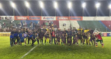 Imagem ilustrativa da notícia: Cametá faz 2 a 0 no Santa Rosa e está na semifinal do Parazão