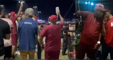 Imagem ilustrativa da notícia: Paciente foge do SAMU e é flagrado tomando soro em festa