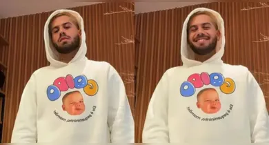 Imagem ilustrativa da notícia: Zé Felipe usa moletom com famosa frase de Virginia