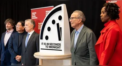 Imagem ilustrativa da notícia: Relógio do Apocalipse avança 4 segundos e preocupa especialistas