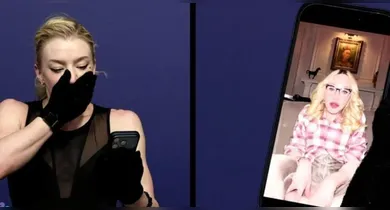 Imagem ilustrativa da notícia: Madonna manda vídeo para Amber Glenn nas Olimpíadas