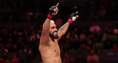 Imagem ilustrativa da notícia: Vídeo: brasileiro estreia no UFC com nocaute em 41 segundos