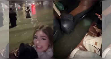 Imagem ilustrativa da notícia: Sem jet-ski, Melody fica presa em enchente no Rio de Janeiro