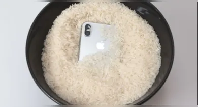 Imagem ilustrativa da notícia: Nada de arroz: saiba o que fazer se o celular cair na água