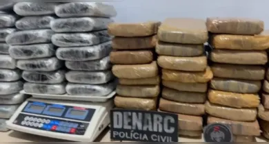 Imagem ilustrativa da notícia: Mulher é presa com 78 tabletes de cocaína em condomínio de Belém