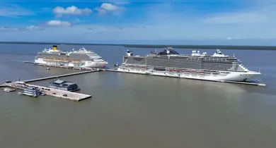 Imagem ilustrativa da notícia: Cruzeiro com 700 alemães aporta em Outeiro em fevereiro