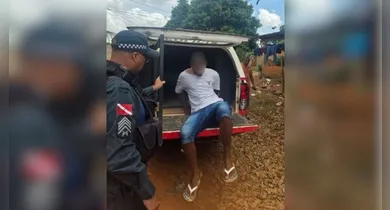 Imagem ilustrativa da notícia: Jovem é preso no sul do PA suspeito de agredir o próprio pai